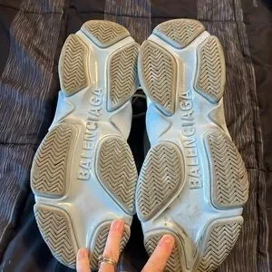 Balenciago’s 45 light blue size 12. Comes with extra shoe strings and dust bag Balenciaga | Shoes | Balenciagos 45 Light Blue Size 2 Comes  main image 4